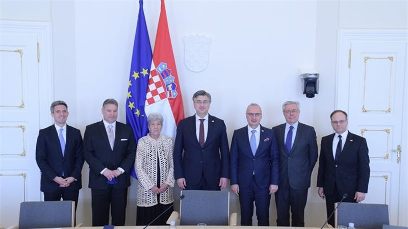 Predsjednik Vlade Plenković s američkom izaslanstvom